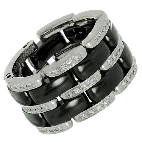 chanel ultra ring black ceramic price|Chanel ultra necklace.